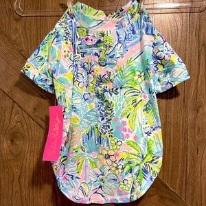 NWT Lilly Pulitzer Dog PJ Shirt - Size S/M - Lilly’s House